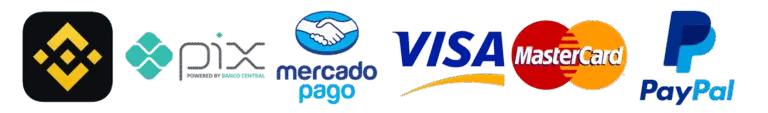 Métodos de pagamento disponíveis